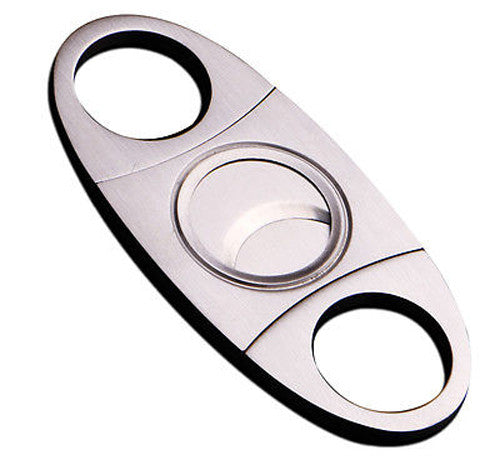 Stainless Steel Double Blade Guillotine Cigar Cutter