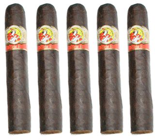 La Gloria Cubana Serie R #6 Maduro (5 Cigars Sampler)