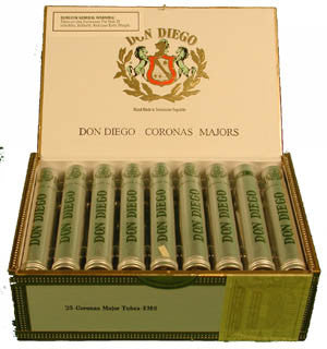 Don Diego Corona Major Tubes (5 Cigars Sampler)